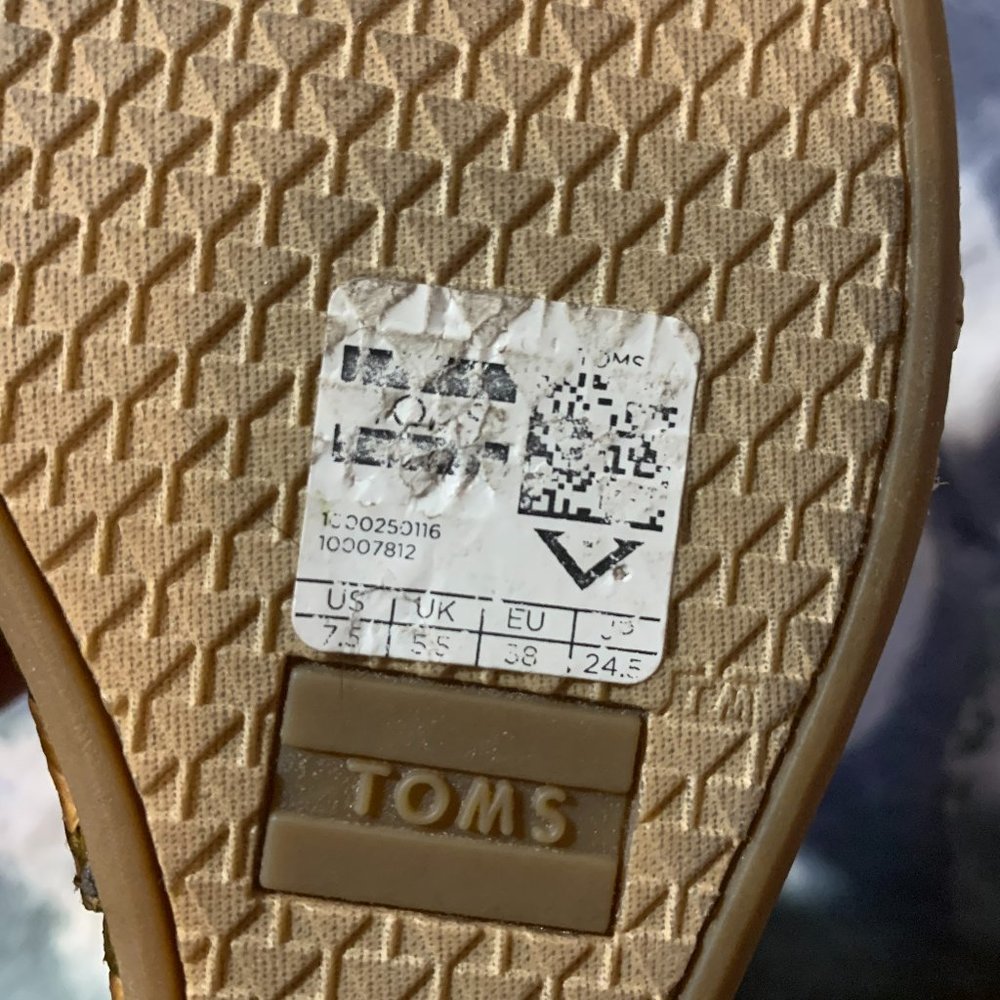 TOMS TOMS Women's Clarissa Wedge size 7.5 - Picture 10 of 10